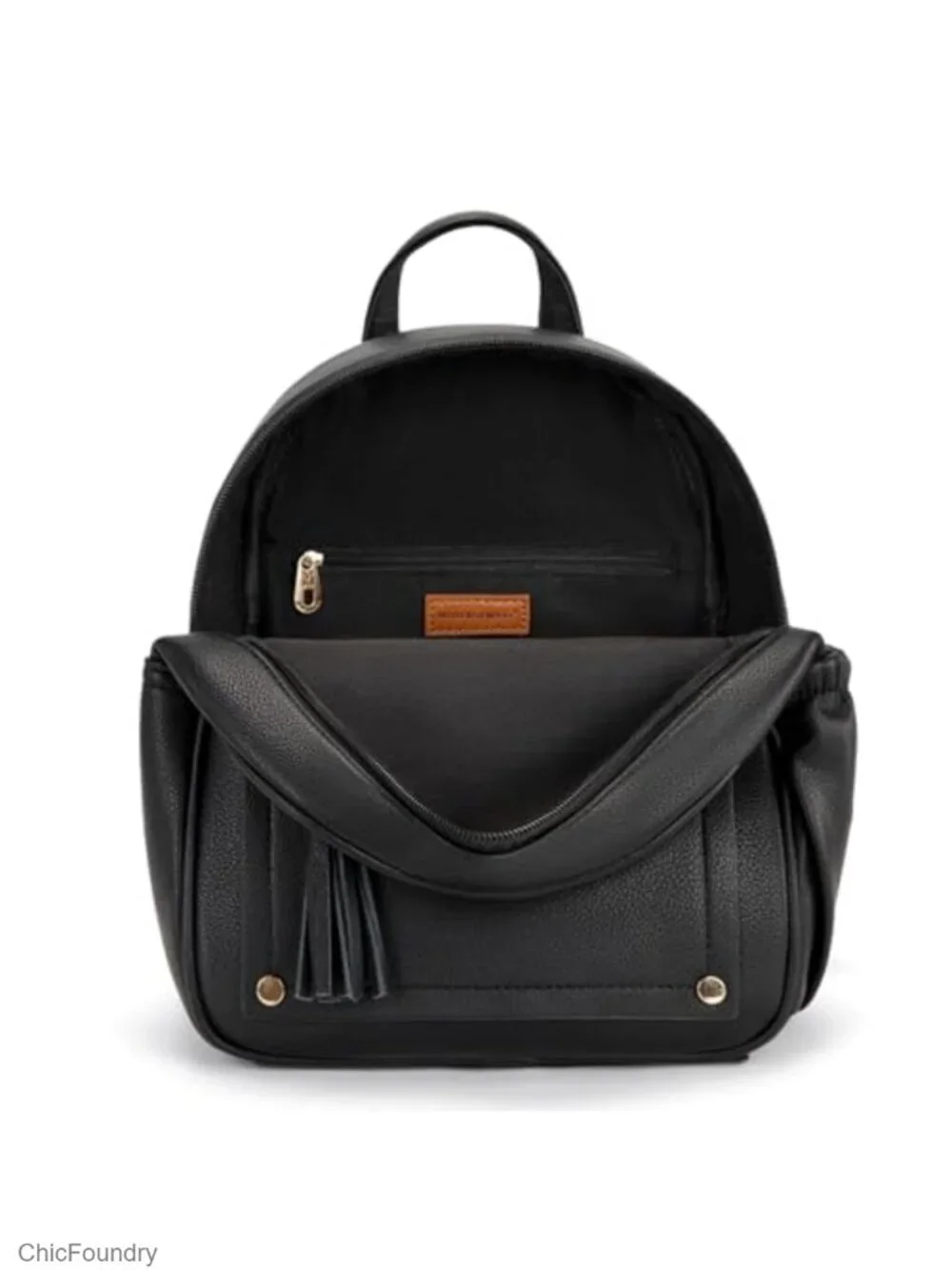 Anti Theft Mini Backpack Purse with Secure Lock Faux Leather